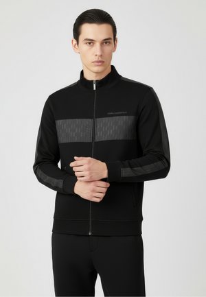 Zip-up sweatshirt - black