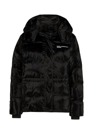 Karl Lagerfeld Jeans, KLJ REG SHINY PUFFER - Χειμωνιάτικο παλτό - black-shiny black