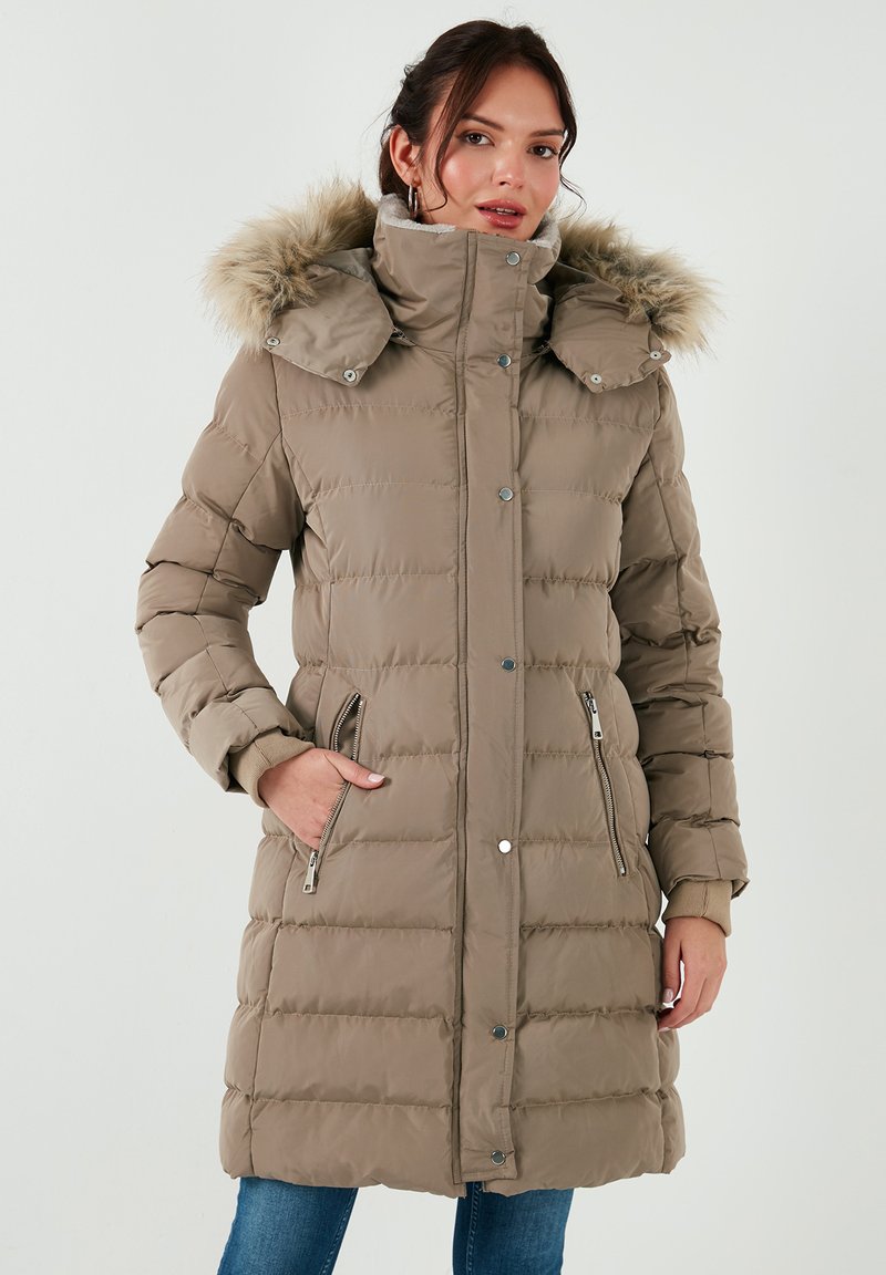 LELA Abrigo de invierno - dark beige