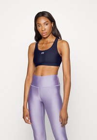 Under Armour HEATGEAR MID PADLESS - Sujetadores deportivos con sujeción media - midnight navy/white