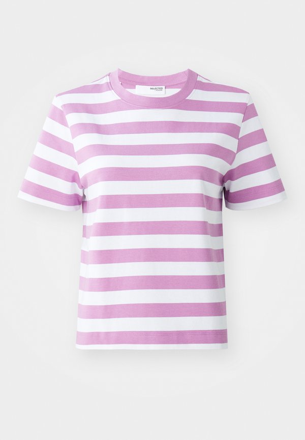 SLFESSENTIAL STRIPED  NOOS - Print T-shirt - first bloom4
