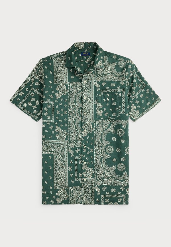 BANDANNA-PRINT CAMP SHIRT - Shirt3