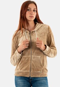 Banana Moon Felpa con zip - beige