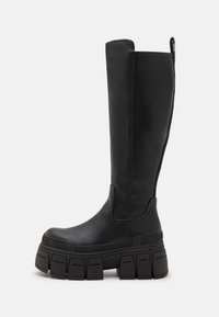 Buffalo - GOSPHER STRETCH BOOT - Škornji s platformo - black Miniaturna slika 1