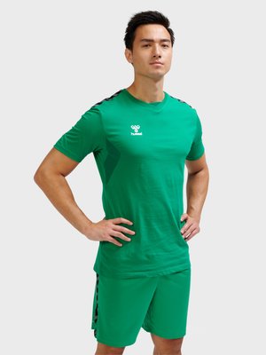 Hummel AUTHENTIC CO - T-shirt con stampa - jelly bean