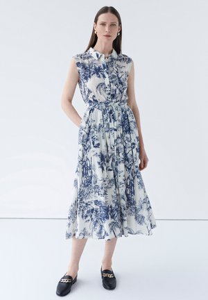 RBETTY - Abito a camicia - bleu marine