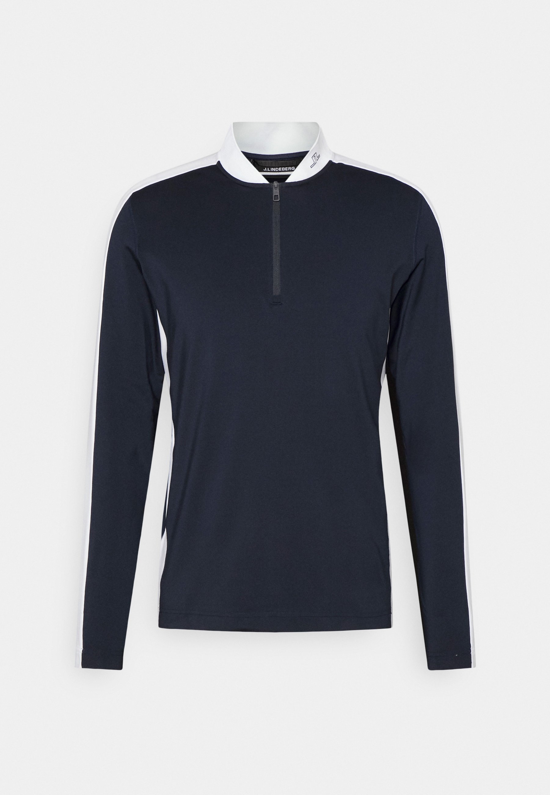J Lindeberg August Golf Mid Layer Long Sleeved Top Navy Dark Blue Zalando Co Uk