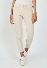 AMELIE CROPPED - Stoffhose - ecru