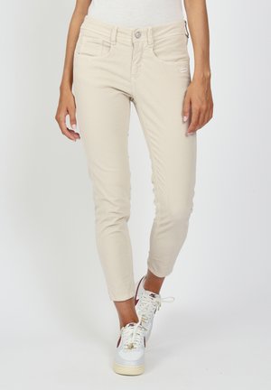 AMELIE CROPPED - Trousers - ecru