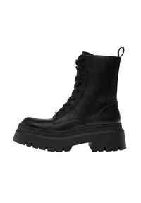 Gležnjarji s platformo - black