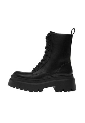 Platform bokacsizmák - black