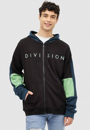 DIVISION - Sudadera con cremallera - black
