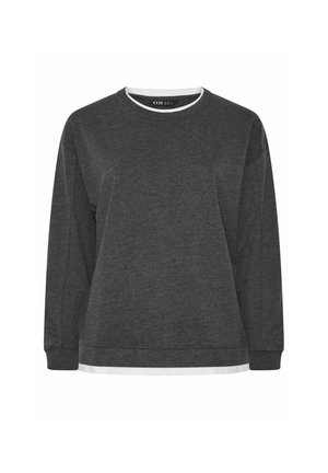 Yours Clothing, PLUS SIZE CASUAL TOPS - Sweatshirt - grey