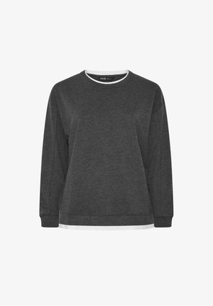 Yours Clothing, PLUS SIZE CASUAL TOPS - Sweatshirt - grey
