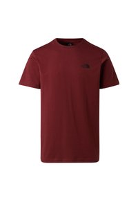 M SS SIMPLE DOME TEE - Sportovní tričko - sumac tnf black