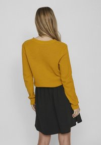 VILA VIDALO O-NECK - Stickad tröja - arrowwood