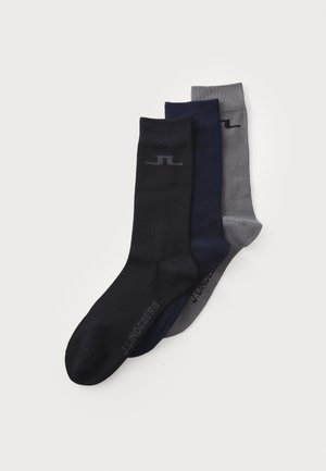 BRIDGE BAMBOO SOCK 3PACK - Sokken - multicolour black