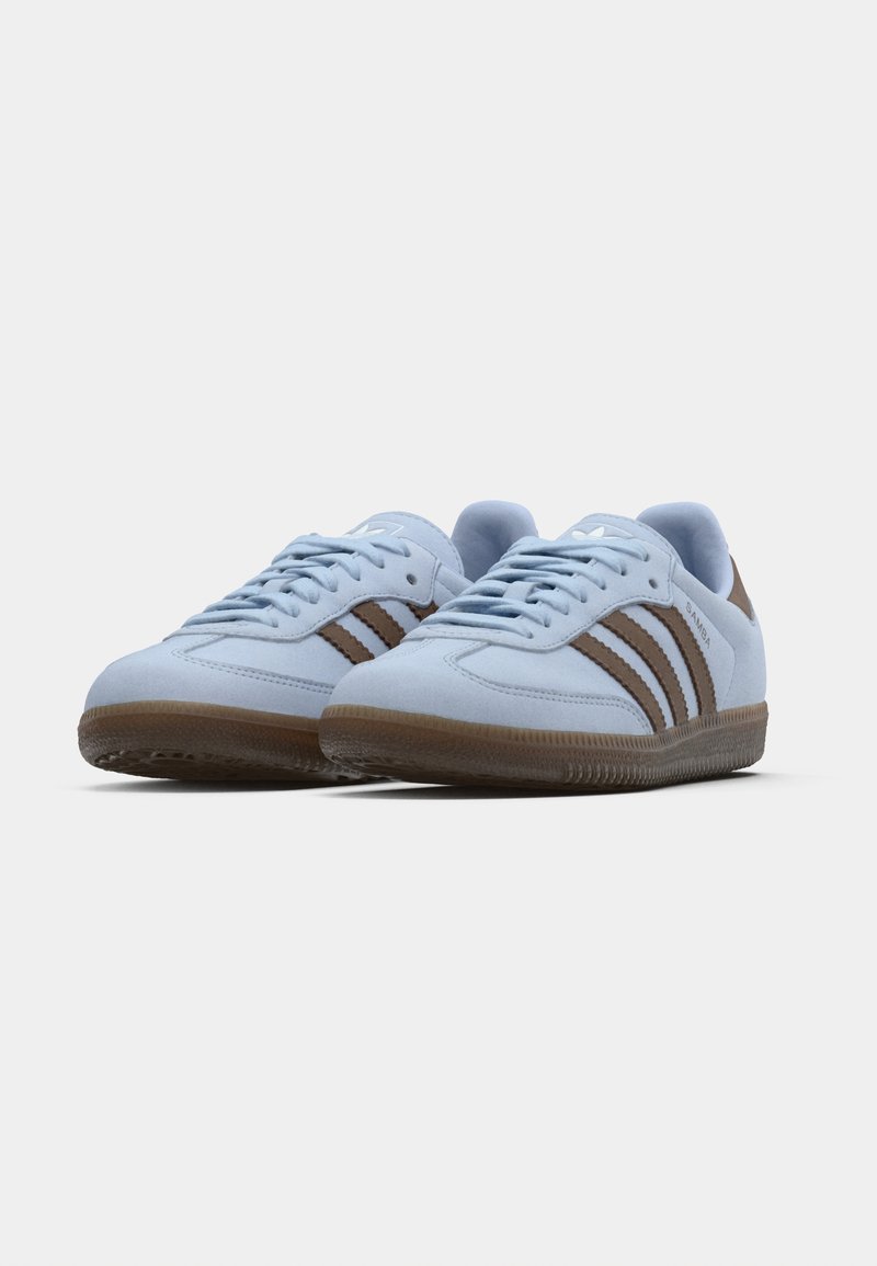 adidas gazelle silver green womens adidas Samba OG Shoes - Men's - Light Blue / Crew Blue / Cloud White main image 1