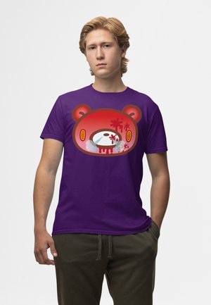 Henry Tiger, GLOOMY BEAR CRAZED ZOMBIE NAUGHTY GRIZZLY HALLOWEEN ANIME - T-shirts print - purple