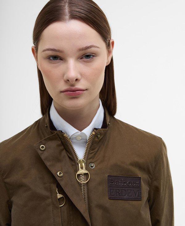 BARBOUR X ERDEM DHALIA WAX JACKET - Summer jacket3