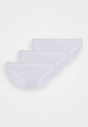 3 PACK - Braguitas - white/white/white