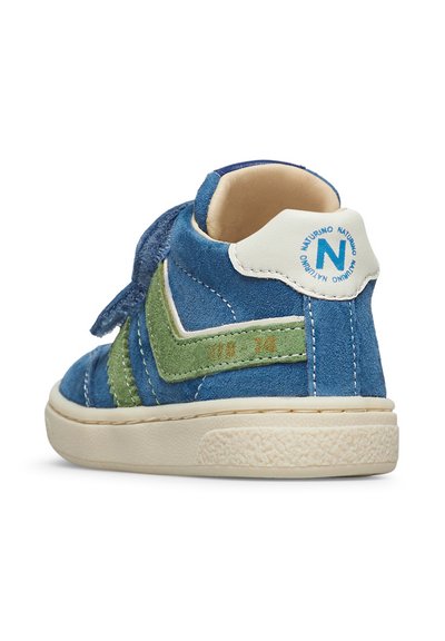 Falcotto Mixte Enfant Alnoite High VL Baskets En Cuir Avec Velcro