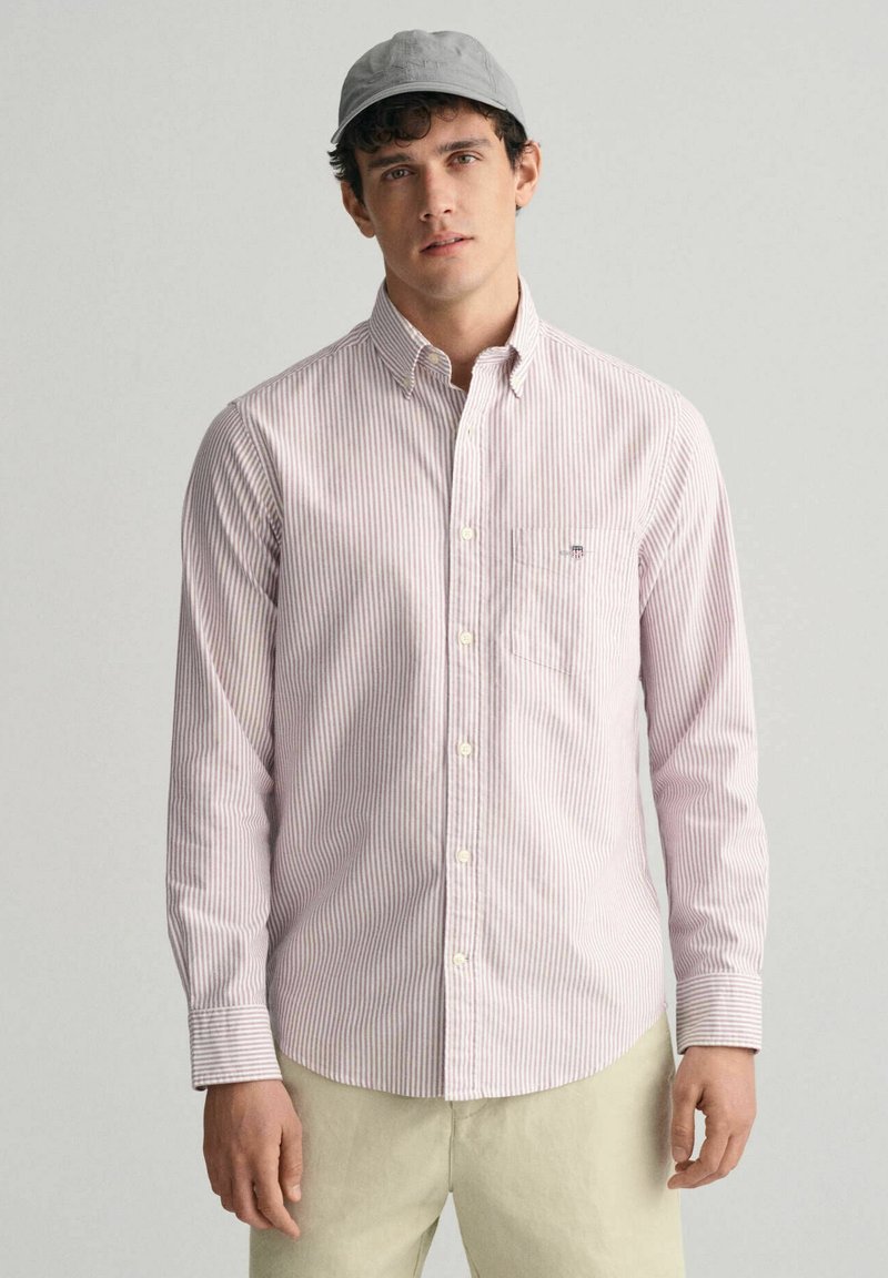 GANT REG CLASSIC OXFORD STRIPE  - Hemd - bordeaux