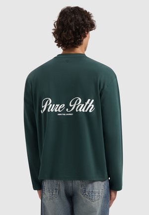 Long sleeved top - dark green