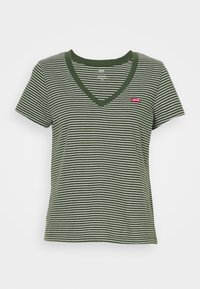 THE PERFECT TEE V-NECK - Jednoduché tričko - annalise black forest