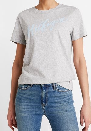 T-shirt med print - grey