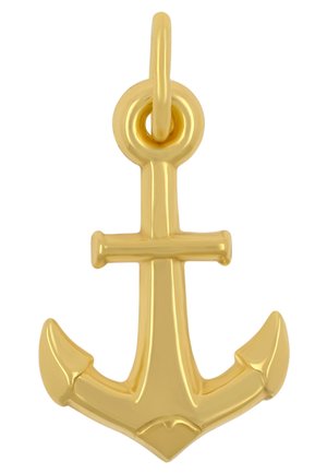MUAU Schmuck, ANHÄNGER ANKER , 21X11MM - Pendentif - gelbgoldfarben
