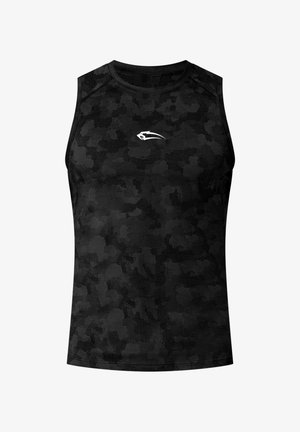 Smilodox, KOMPRESSION CAMO TANK TOP VAREK - Top - anthrazit schwarz