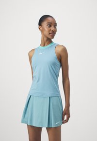 Nike Performance ADVANTAGE TANK - Top - denim turquoise/green frost/white