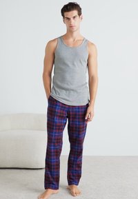 Björn Borg CORE PYJAMA PANTS - Donji dio pidžame - dark blue/bordeaux
