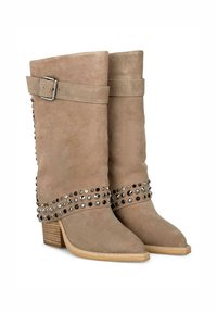 Alma en Pena Bottes à talons hauts - marrón claro