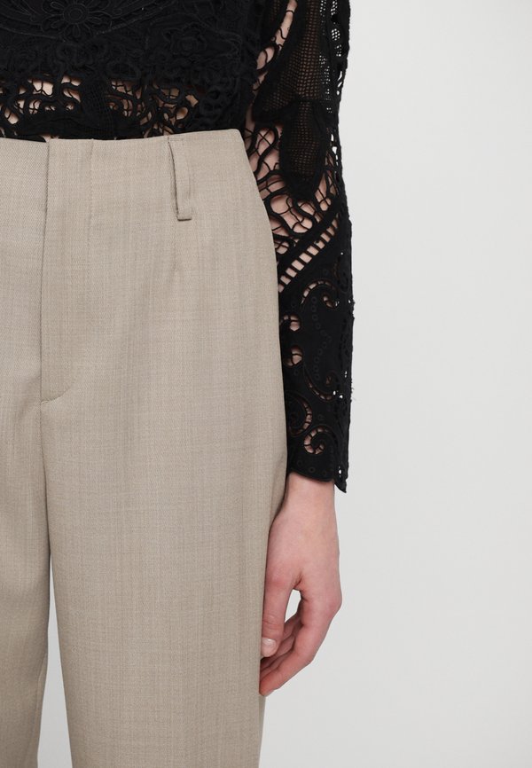 KARLIE TROUSERS - Trousers - sage melan3