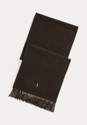 Polo Ralph Lauren, FRINGE VIRGIN WOOL SCARF UNISEX - Schal - brown