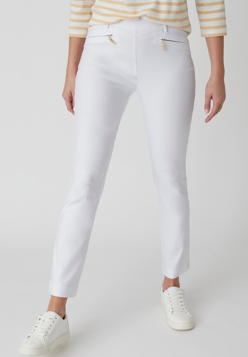 Damart CONFORT 7/8ÈME - Pantalon classique - ecru