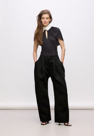 KARL STUDIO FASHION PANTS - Pantaloni - black