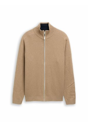 TOM TAILOR, Gilet - hazel brown melange