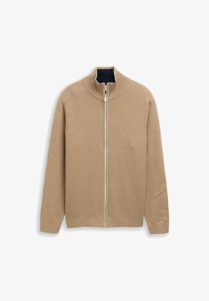 TOM TAILOR, Vest - hazel brown melange