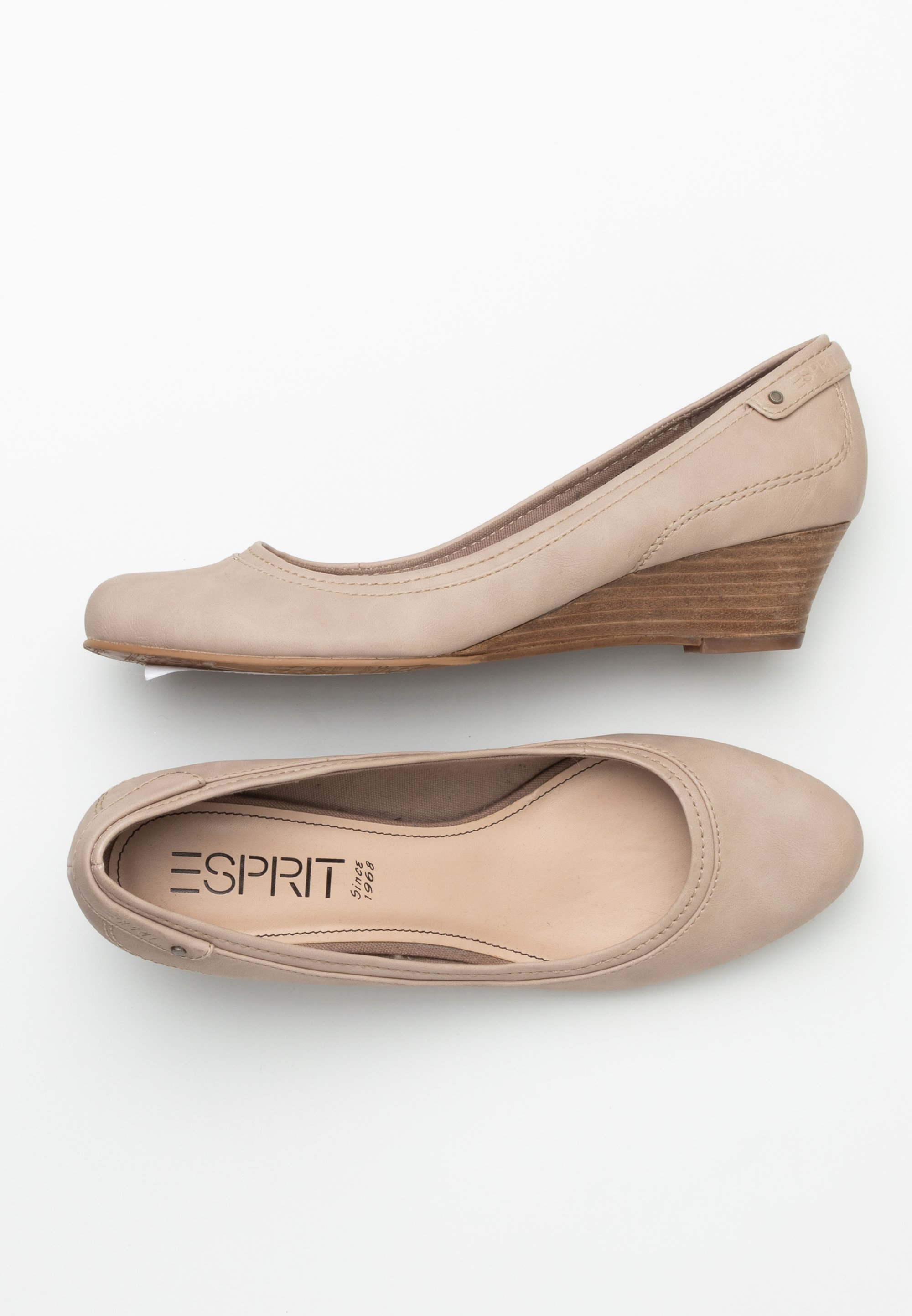Keilpumps Pumps Mit Keilabsatz Braun Esprit Keilpumps Beige (Pre