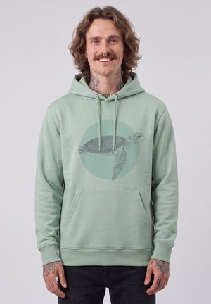watapparel, MEERESSCHILDKRÖTE - Kapuzenpullover - aloe