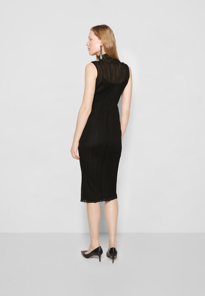 Damen Bekleidung | Hervé Léger VAREGAITED DRESS 2-In-1 Strickkleid black/schwarz - NF67582 Damen Bekleidung | Hervé Léger VAREGAITED DRESS 2-In-1 Strickkleid black/schwarz - NF67582