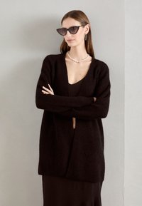 Mos Mosh LONG CARDIGAN - Kardiganas - black