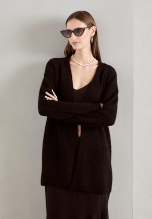 Mos Mosh LONG CARDIGAN - Vesta na kopčanje - black