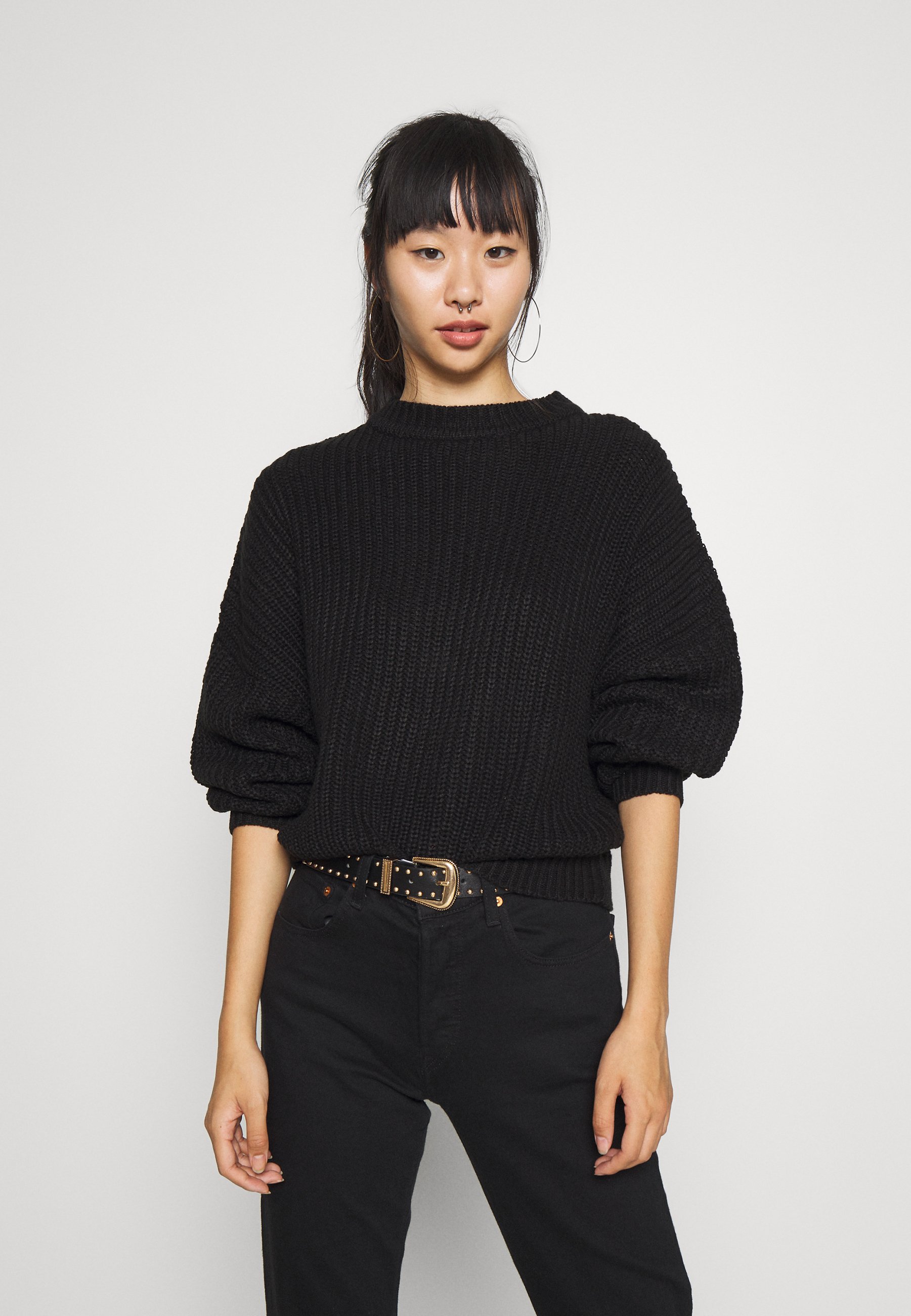 Even&Odd Strikkegenser blacksvart Zalando.no Even&Odd Strikkegenser black Zalando.no