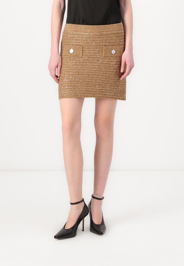 MILETTO GONNA STUOIA CON PAILLETTES - Minirock