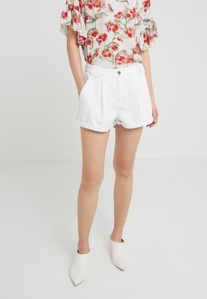 Jeansshort - white