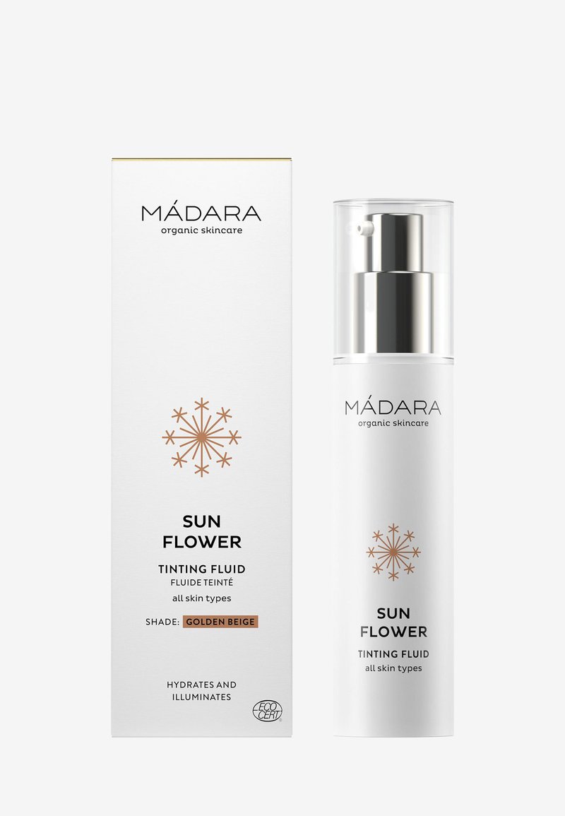 MÁDARA - SUN FLOWER GOLDEN BEIGE TINTING FLUID - Getönte Tagespflege - -, Vergrößern